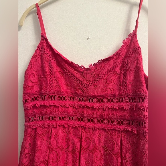 NSR - Napean Sea Rd - Pink lace spaghetti strap sundress - Size M - Picture 3 of 16